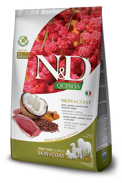 N&D Dog Dry Adult Skin Coat Duck  Mini
