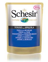 Schesir Cat Pouch Tuna W/Seabass C565