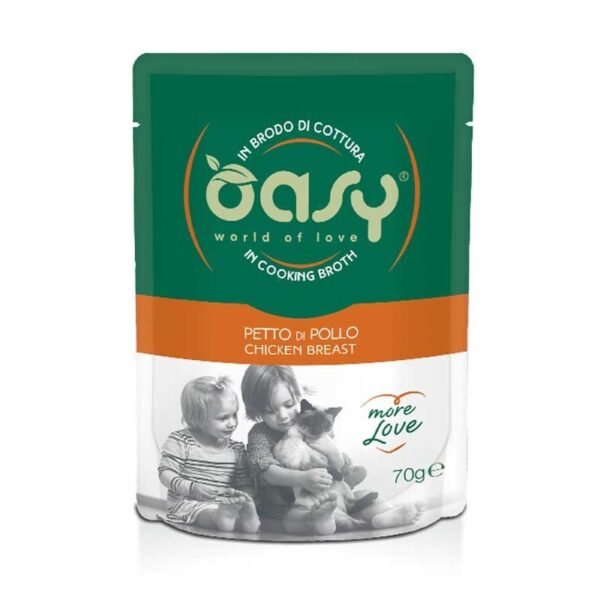 Oasy Cat Pouch Love Petto 70 Gr