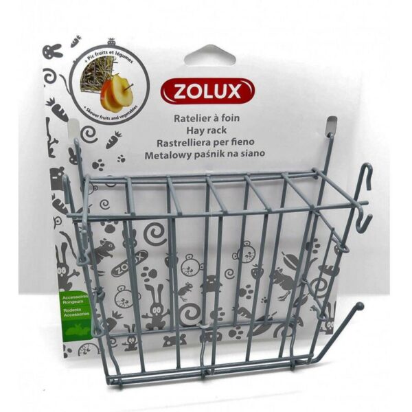 Gray Metal Hay Rack