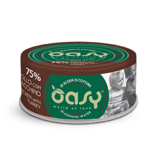 OASY CAT TIN LOVE CHICKEN TURKEY 70 GR