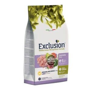 Exclusion Light Chicken Med / Lg 12Kg