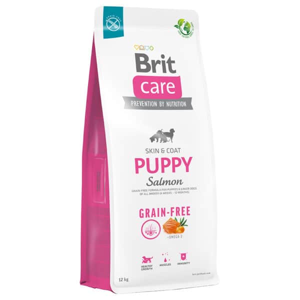 Brit Dog Dry Gf Pup Salmon 12Kg