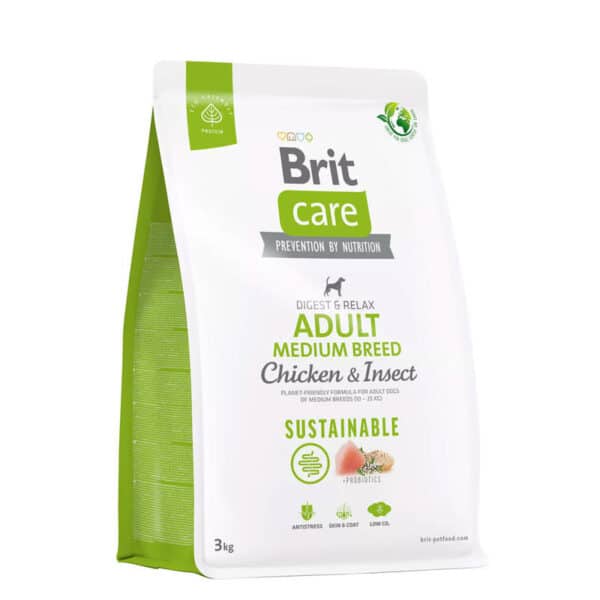 Brit Dog Dry Adult Med Chick/Insect 3 Kg