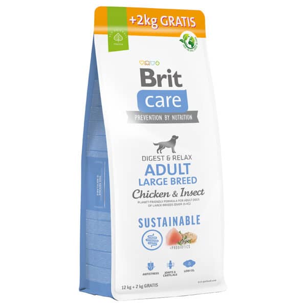Brit Dog Dry Chick+Ins Adult Large 12Kg