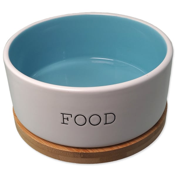 Food Bowl With Bamboo Stand M