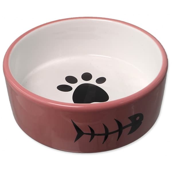 Pink Bowl With Foot Print