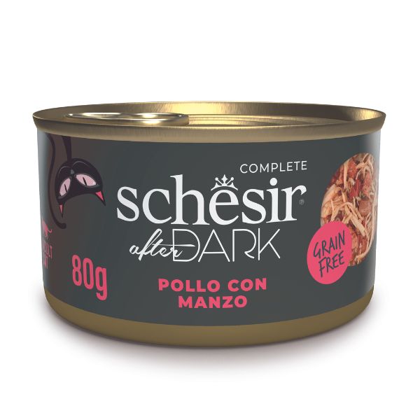 Schesir After Dark Chicken/Beef Tin 80G