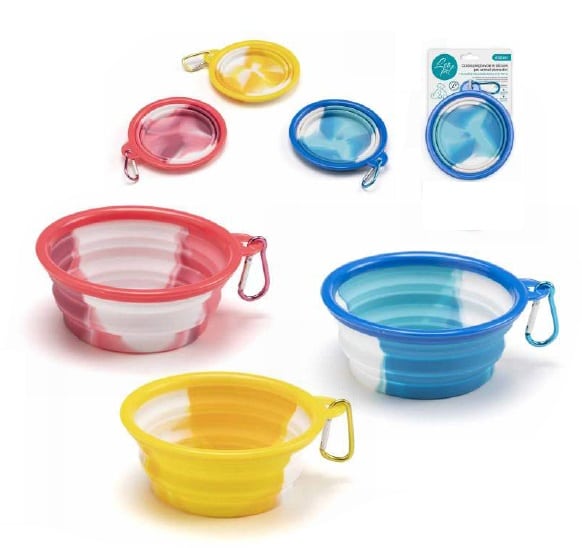 Lp Silicon Travel Bowl 1500Ml Ass Colour