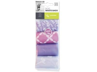 M-Pets Dog Bags Scent Lem/Lav/Rose X4