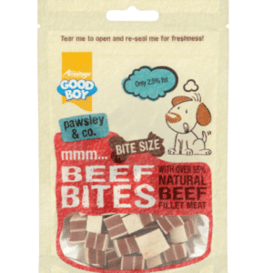 GBOY PAWSLEY BITES BEEF 100G