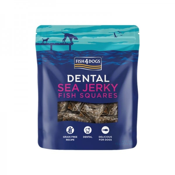 FISH4DOGS JERKY FISH SQUARES 115G
