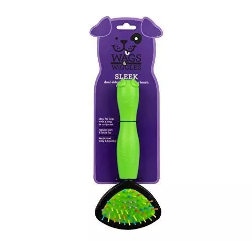 W & W Dual Sided Bristle Long Hair Sml
