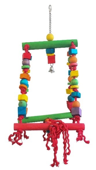 WOODEN BIRD / PARROT TOY